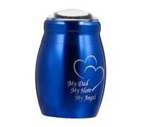 LRXIYODE Portable Small Family Cinerary Urn Ashes Storage Box Sealed Mini Bone Ashes Casket Keepsake Holder for Loved Ones
