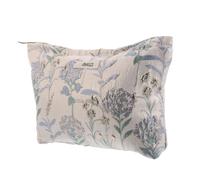 LRXIYODE Portable Travel Makeup Organizer Bag with Floral Pattern Lightweight Cosmetic Pouch Effortless Zipper Closure Compact Toiletry Storage for Women The Go