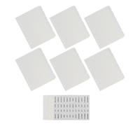 LRXIYODE Pp Binder Index Dividers Sturdy Visibility with 6 Holes Round Ring A5 Monthly Sticker Tabs for Journal and A5 Size Notebook for School and Personal Use