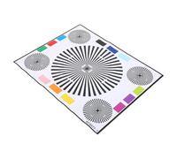 LRXIYODE Precision Camera Lens Focus Calibration Chart Professional Cctv Monitoring Lens Alignment Test Card for Clear Image Assessment and Rapid Security Camera Assembly