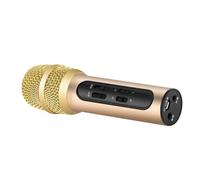 LRXIYODE Professional Handheld Microphone for Singing with Reverberation Effect Compatible with Mobile Phone and Computer Suitable for Karaoke Wedding Conference and Stage Performance