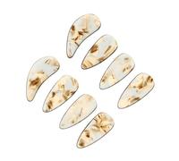 LRXIYODE Protective Guzheng Finger Picks 8pcs Lightweight Nails for Children and Adult Practice Accessories