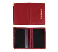 LRXIYODE Pu Leather Id Card Holder and Credit Sleeve Slim Card Case Wallet for Women Travel Passport and Protector in Dark Red Lightweight and Compact Organizer for Outdoor Use
