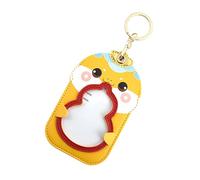 LRXIYODE PU Snake Keychain Card Holder with Dual Slots Feng Shui Accessory for Chinese Year Stylish Zodiac Animal Design SUV Car Key Protective Case Chinese Style Keychain