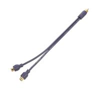 LRXIYODE Pure Copper Car Sound Audio Y Splitter Cable Male to Dual Female Stereo Jack Signal Transmission for High Fidelity Sound