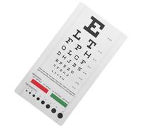LRXIYODE Pvc Eye Exam Chart Set for Home and Classroom Use Visual Test Chart Wall Mount and Vision Screening