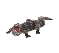 LRXIYODE Realistic Alligator Model for Early Education Wildlife Simulation Fine Detail Preschool Cognitive Animal Figure Safe Textured Surface Decorative