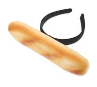 LRXIYODE Realistic Baguette Bread Headband Non-slip Hair Hoop for Women Creative Costume Accessory for Cosplay Spa Birthday Parties Live Streaming and Photo Shoots