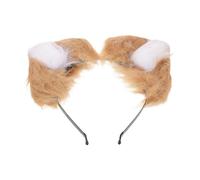 LRXIYODE Realistic Catgirl Headband Cute Furry Ears for Cosplay and Halloween Parties Plush Material Women's Cat Ears Design Kawaii Look