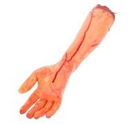LRXIYODE Realistic Halloween Broken Arm Prop Plastic Fake Severed Limb Decoration for Haunted House Spooky Scary Arm Ornament for Party and Trick Vivid Broken Limb Decor for Halloween
