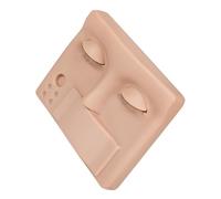 LRXIYODE Removable Realistic Eyelids Mannequin Head for Lash Extensions Practice Lightweight Portable Lash Training Stand for Beginners and Professionals for Classic and Volume Eyelash