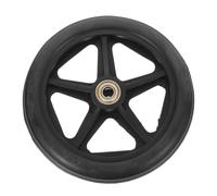 LRXIYODE Replaceable Front Small Wheel for Wheelchair Stable Rubber Tire Wheelchair Accessory Comfortable and Safe Movement Easy Front Caster Replacement for Home Hospital and Outdoor Use