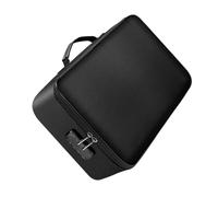 LRXIYODE Resistant Document Bag with Lock Portable File Organizer Large Capacity Fireproof Folder for Passports Certificates Cash and Important