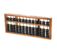 LRXIYODE Retro Style Row Bead Educational Abacus for Wooden Math Counting Tool for Home School and Office Use for Learning and Decoration