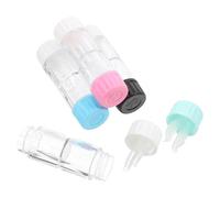 LRXIYODE Rgp Contact Lens Case 4 Pack Plastic Protective Storage Box