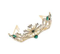 LRXIYODE Rhinestone Princess Birthday Crown Headband for Bride Bridal Wedding Hair Accessory Sparkling Queen Tiara for Prom Party Bridesmaids Versatile Elegant Headwear