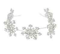 LRXIYODE Rhinestone Snowflake Headband for Women Elegant Bridal Hair Accessory Wedding Party Birthday Decoration Headdress for Banquet and Holiday Celebrations