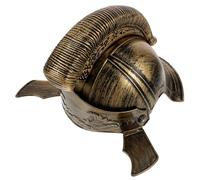 LRXIYODE Roman Soldier Helmet Cosplay Headgear for Adults Middle Ages Roman Fighter Hat for Halloween Christmas Birthday Party Dress Up and Performance Prop