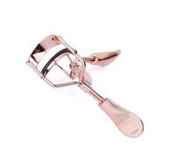 LRXIYODE Rose Gold Stainless Steel Eyelash Curler Tweezer Beauty Clip for Makeup Gentle Lash Curling Tool with Comfortable Handle Portable and Easy to Use for Attractive Eye Makeup