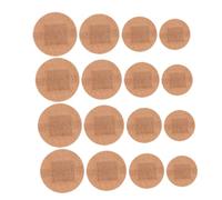 LRXIYODE Round Fabric Spot 100pcs Set - Breathable Large Finger Joint Adhesive Patches 22mm, 25mm, 30mm, 38mm Circles for Wound Protection and Fixation on Hands and Face