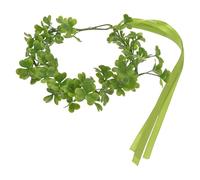 LRXIYODE Saint Patricks Day Shamrock Headband and Women, Green Plastic and Resin Hair Accessory with Delicate Lifelike Design, for Events and Family Gatherings