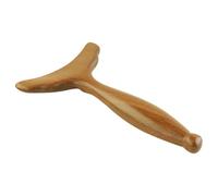 LRXIYODE Sandalwood Gua Sha Facial Massager Stick Multi-Function Wooden Beauty Tool for Full Body Muscle Relaxation and Tension Relief Portable Mermaid Tail Design for Face Neck Back Foot