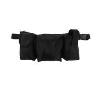 LRXIYODE Serving Pouch Waist Apron Bag with Adjustable Belt Multi-Compartment Utility Waist Pack for Waitstaff Hotel Ktv and Gardening Secure Zippered Storage for Tips and Personal Items