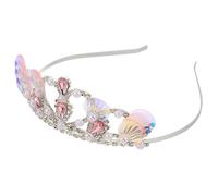LRXIYODE Shimmering Sequin Mermaid Headband Ocean Theme Tiara for Lightweight Birthday Party Halloween Cosplay Accessories