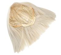 LRXIYODE Short Straight Bobo Hair Wig for Women, Realistic Synthetic Shoulder-length Light Blonde Wig, Natural Look Hairstyle for Daily Wear and Cosplay