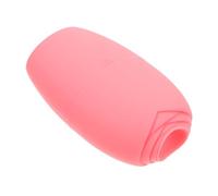 LRXIYODE Silicone Face Ice Roller Mold with Rose Pattern Facial Skin Lifting Massage Tool for Pore Shrinking Circulation Boosting and Deep Tissue Relaxation in Vibrant Orange
