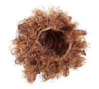 LRXIYODE Small Curly Wig Synthetic Afro Wigs for Parties Festivals Cosplay Daily Use Natural African Curls Fake Hair Headgear