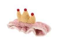 LRXIYODE Soft Coral Fleece Crown Headband for Women Cute Plush Skincare Hairband Wide Comfortable Makeup Facial Spa Head Wrap Keeps Hair Dry for Any Hairstyle