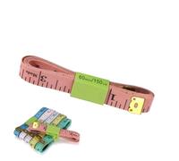 LRXIYODE Soft Tape Measure for Sewing and Measuring Odd-shaped or Irregular Pieces 10pcs Double Sided Flexible Measuring Tape Reinforcements on Both Sides 150cm Plastic Ruler Random Color