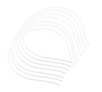 LRXIYODE Solid Color Hairbands 50pcs 5mm Wide Non-slip Fabric Covered Headbands Simple Chic Hair Hoops Women’s Hair Accessories for Diy Crafting and Daily Wear