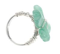 LRXIYODE Sparkling Crystal Four-leaf Clover Ring for Women Good Fortune Jewelry for Valentine's Day Office Party Engagement