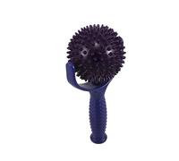 LRXIYODE Spiky Ball Handheld Massage Roller for Muscle Knots Relief Portable Yoga Pilates Stick for Calves Thighs Back Deep Tissue Trigger Point Therapy Tool for Athletes and Fitness