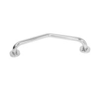 LRXIYODE Stainless Steel Bathroom Grab Bar for Elderly with Wall Mount Installation and Reliable Safety Support, 46.5cm Angled Safety Handrail Suitable for Home Spaces and Bathtubs