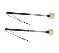 LRXIYODE Stainless Steel Drumstick Drum Mallet with Felt Head for Percussion Instruments, Gentle Texture and Sturdy Design to Improve Sense of Rhythm and Develop Children's Musical Talent