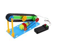 LRXIYODE Stem Conveyor Belt DIY Science Experiment Kit Educational Electronic Learning for Boys and Automated Transport Conveyor Elevator for Stem Projects
