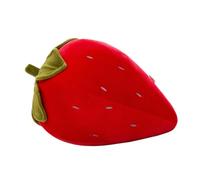 LRXIYODE Strawberry Pillow Cute Fruit Plushie Decorative Soft Toy for Bedroom Couch Stuffed Fake Strawberry Cushion Plush Toy Home Decor