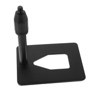 LRXIYODE Tabletop Microphone Stand with Heavy Duty Metal Base Desktop Mic Holder for Singing Streaming and Gaming Elegant Minimalist Design for Enhanced Stability and Comfort