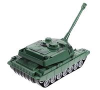 LRXIYODE Tank Toy Rotating Turret Miniature Model for Boys and Girls for War Scene Play Friction-powered Vehicle Green