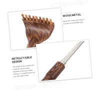 LRXIYODE Telescoping Wooden Back Scratcher Long Handle Portable Itch Relief Tool for Elderly Comfortable Smooth Body Scratching Lightweight Itch Remover