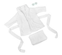 LRXIYODE Thickened Fleece Newborn Bathrobe with Cucumber Slice Decoration for Month Boy Girl Soft Photography Prop Outfit for Photoshoots Warm Girl Robes for Cozy Post-bath Comfort