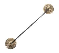 LRXIYODE Tibetan Tingsha Cymbals Meditation Bells Dragon Symbols Decorative Chime for Yoga Sound Therapy Pristine Sound Easy to Play for Mindfulness Practices