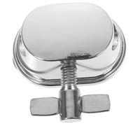 LRXIYODE Tom Drum Kit Mount Bracket Silver Plated Iron Drum Set Leg Base 4.2X3.8X3.8Cm Easy to Install Exceptional Durability Percussion Base Accessory for Musical Instruments