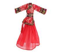 LRXIYODE Traditional Chinese Hanfu Doll Clothes for Compatible with Various Doll Brands Vintage Style Princess Costume for Creative Play and Storytelling for Chinese Year and Party Dress Up