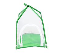 LRXIYODE Transparent Butterfly Habitat Cage Mesh Insect Observation Enclosure with Zippered Door Portable Biology Lab Insect Rearing House for Science Education