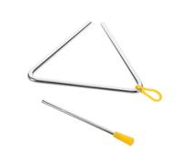 LRXIYODE Triangle Percussion Instrument with Striker for Musical Educational for Rhythm Learning Early Music Development Aid Metal Design for Kindergarten Play