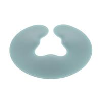LRXIYODE U-Shaped Silicone Face Down Pillow for Massage Table Replacement Ergonomic Spa Cushion with Breathing Channel Soft Headrest for Beauty Salon and Skin Care Light Green